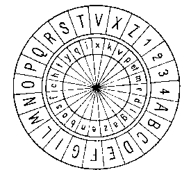 afbeelding van een cipher disc
